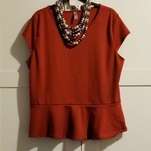 Peplum blouse